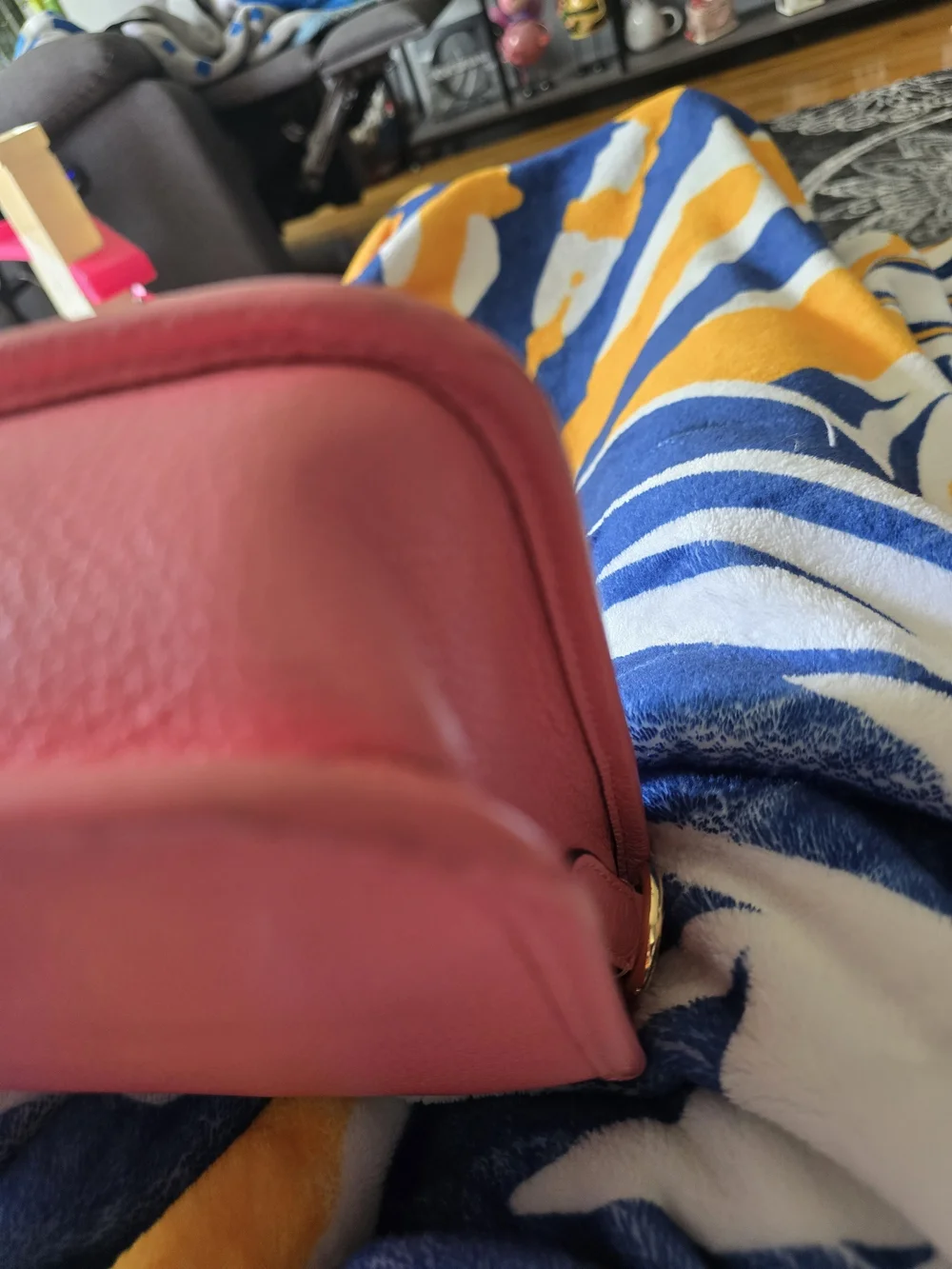 Coach Pennie Crossbody With Coin Pouch.   Pink with Front Pockets
